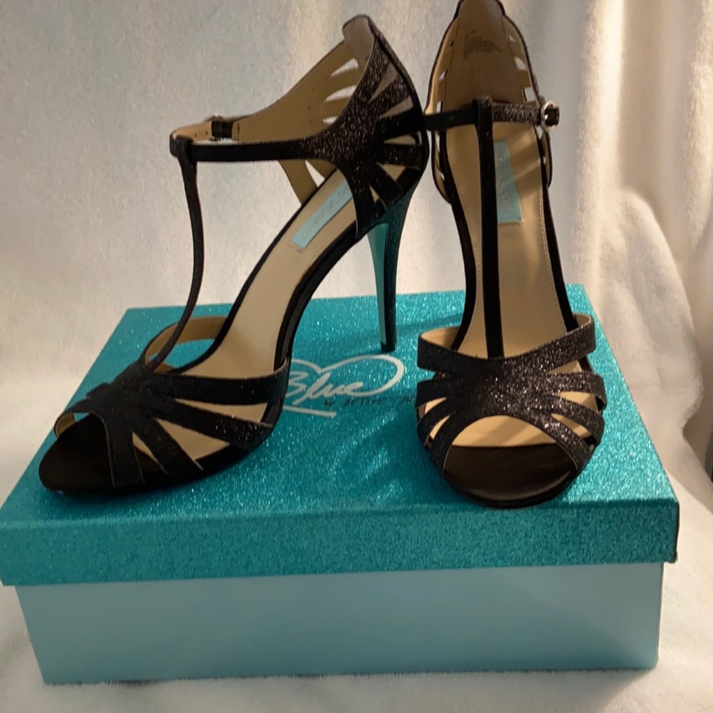 Blue by Betsy Johnson evening shoes